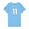 Damen Fußballbekleidung Manchester City Jeremy Doku #11 Heimtrikot 2025-26 Kurzarm